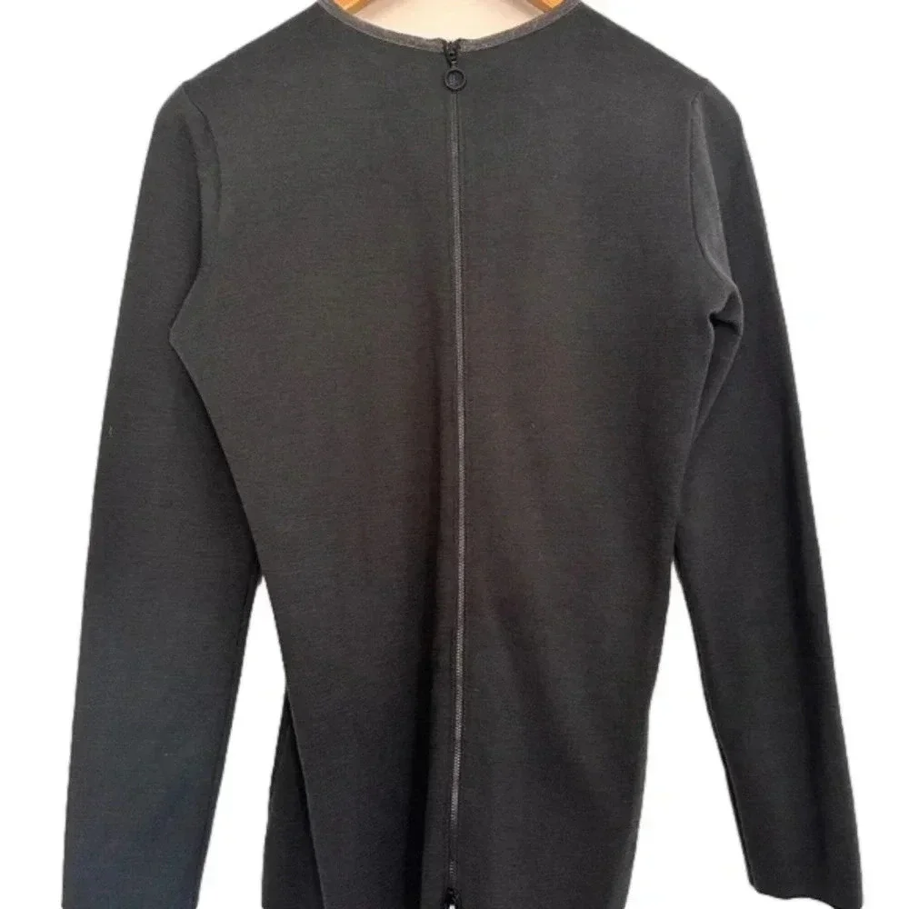 Fabiana Fillippi Embellished Collar Long Sleeve Top
